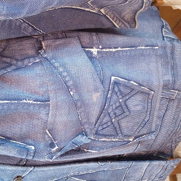 VTG 60’s Belted Patchwork Denim Jacket - Picture 7 of 16